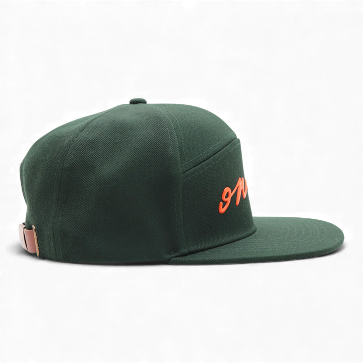 OMH 7-Panel Wool Hat — Evergreen Archer