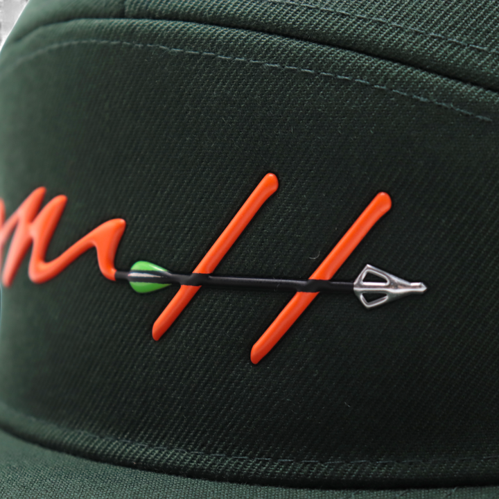 OMH 7-Panel Wool Hat — Evergreen Archer