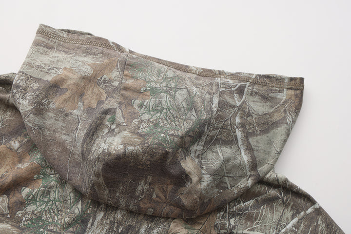 OMH ADK Big Timber – Camo Hunting Hoodie with Built-In Face Mask