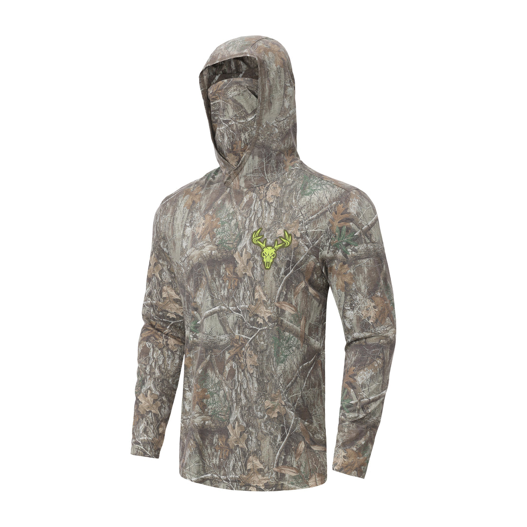 OMH ADK Big Timber – Camo Hunting Hoodie with Built-In Face Mask