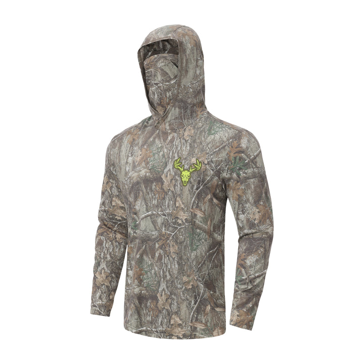 OMH ADK Big Timber – Camo Hunting Hoodie with Built-In Face Mask